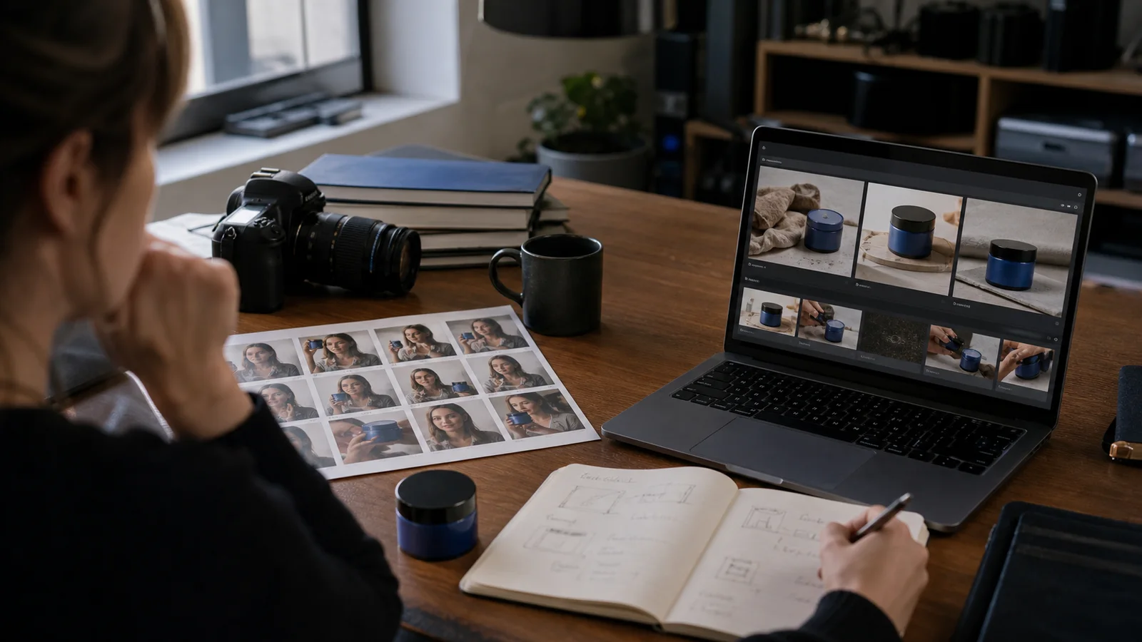 Editorial illustration for AI UGC or real creators? Choose based on the job, not the hype
